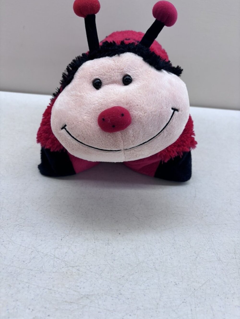 Pillow Pets Ms. Lady Bug Large 18" Red Black 2010